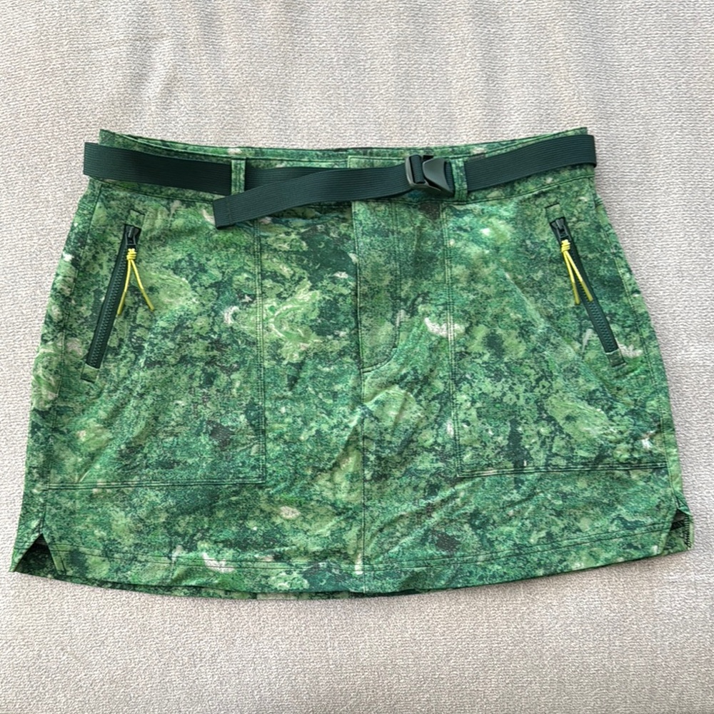 Outdoor Voices Green Mini Skirt Casual Resort Wear